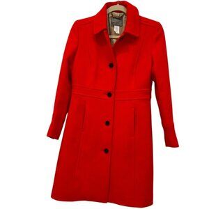 J Crew Double Cloth Manifattura Do Carmigranomill Italy coral orange 3/4…